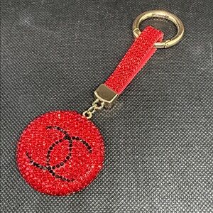 ✅ PRICE IS FIRM ✅ Fashion Red Crystal Keychain